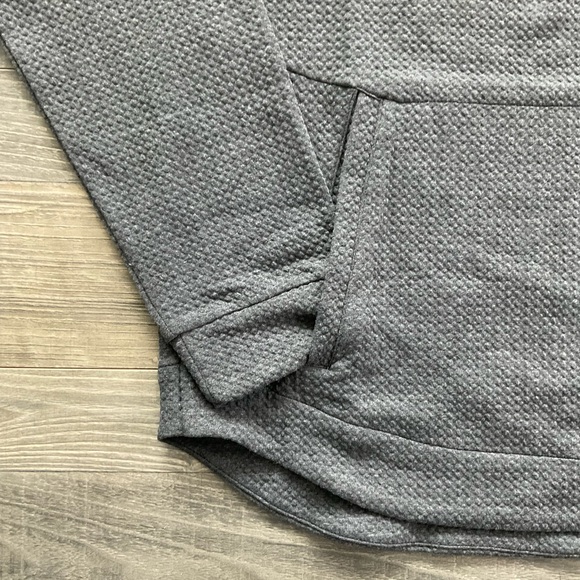 NWT EvoShield 1/2 Zip Jacquard Pullover Men’s MEDIUM Charcoal Grey Textured - Picture 2 of 11